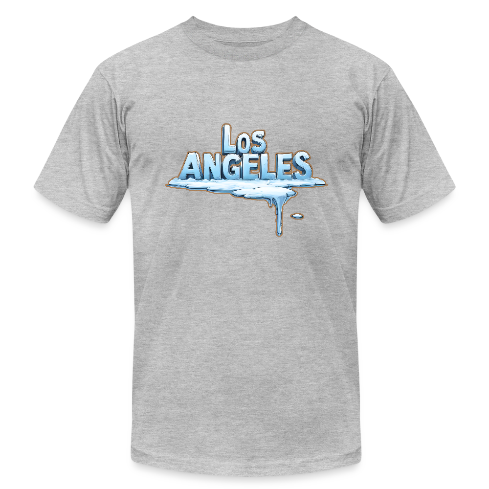ICE Melts in LA Unisex Jersey T-Shirt by Bella + Canvas - heather gray