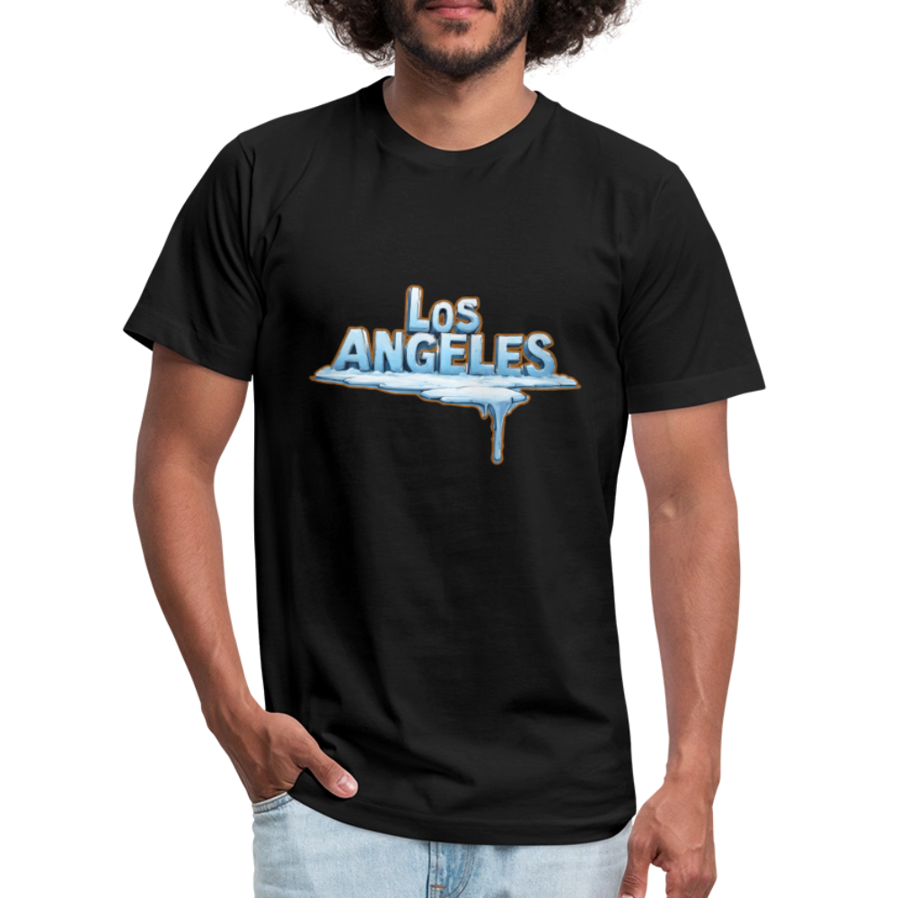 ICE Melts in LA Unisex Jersey T-Shirt by Bella + Canvas - black