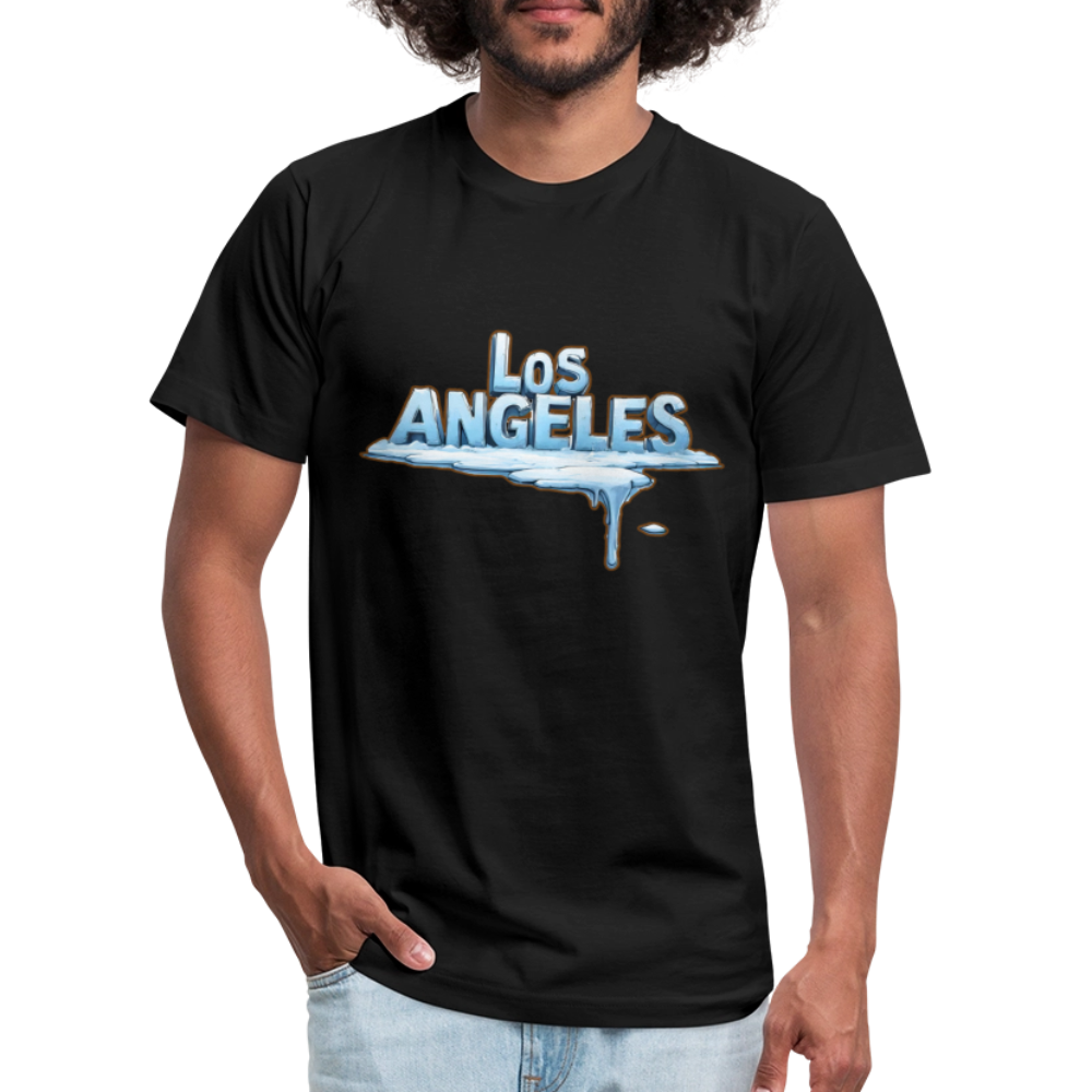 ICE Melts in LA Unisex Jersey T-Shirt by Bella + Canvas - black