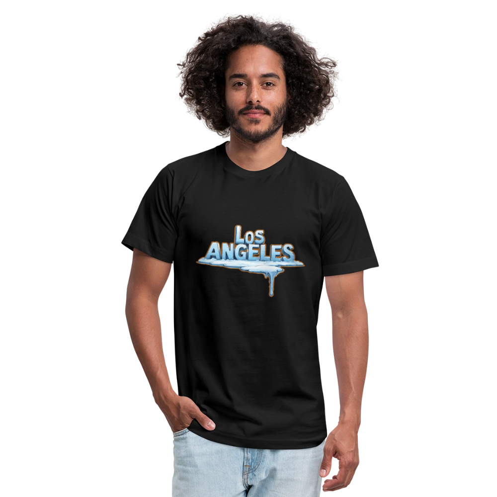 ICE Melts in LA Unisex Jersey T-Shirt by Bella + Canvas - black