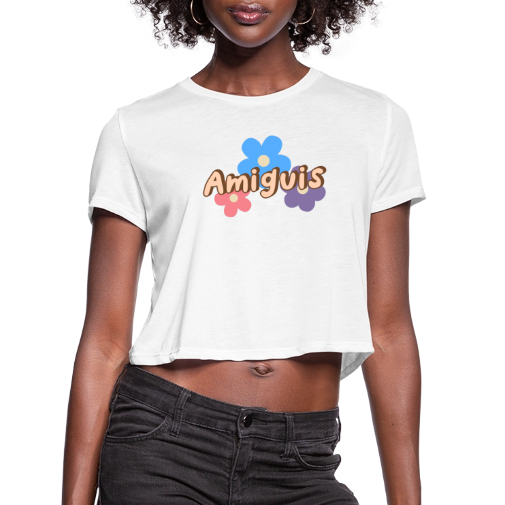 Amiguis 2 Women's Cropped T-Shirt - white