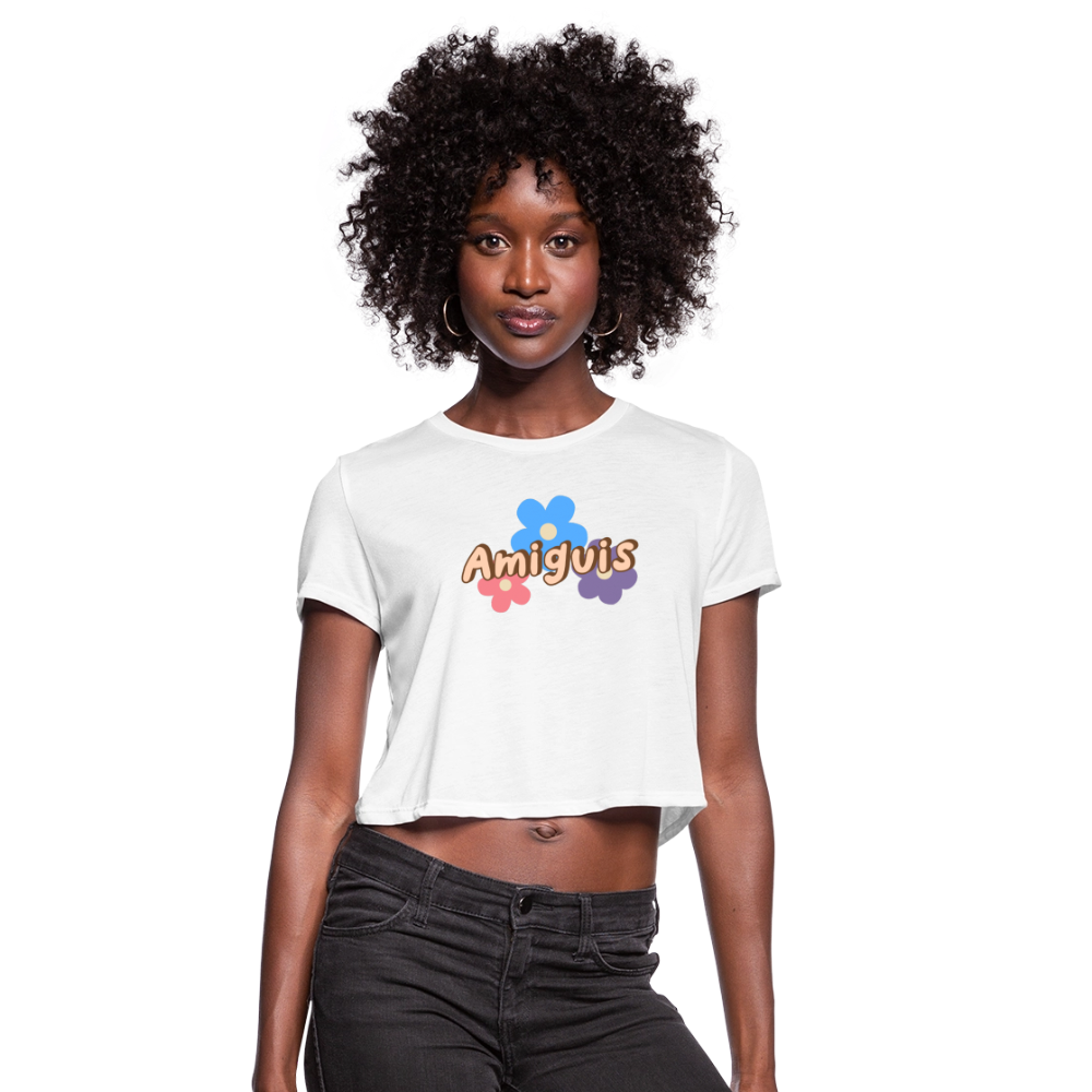Amiguis 2 Women's Cropped T-Shirt - white