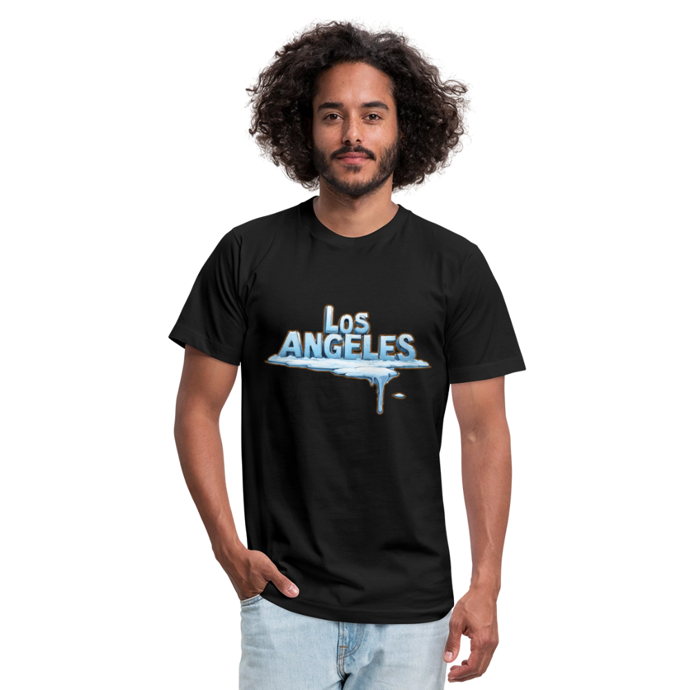ICE Melts in LA Unisex Jersey T-Shirt by Bella + Canvas - black