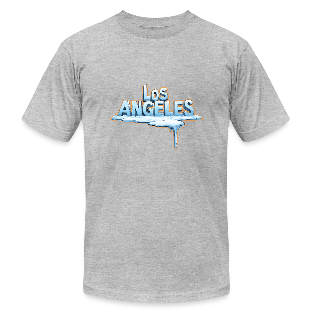 ICE Melts in LA Unisex Jersey T-Shirt by Bella + Canvas - heather gray