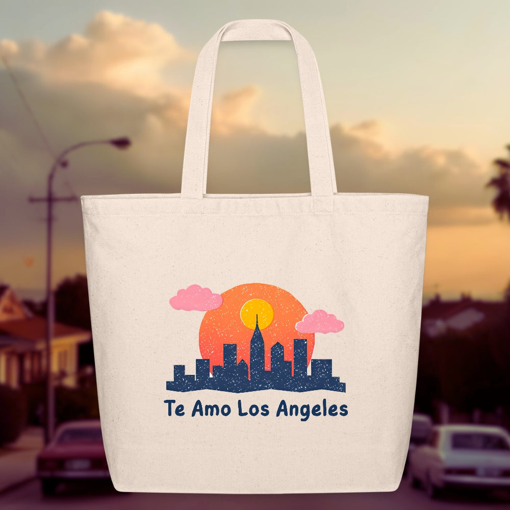 Te Amo Los Angeles Eco-Friendly Cotton Tote