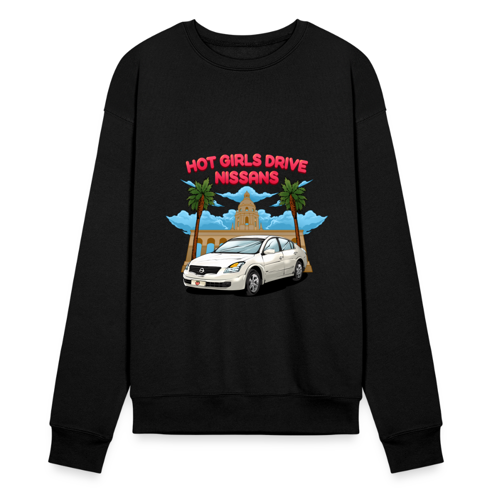 Hot Girls Drive Nissans Unisex Sweatshirt - black