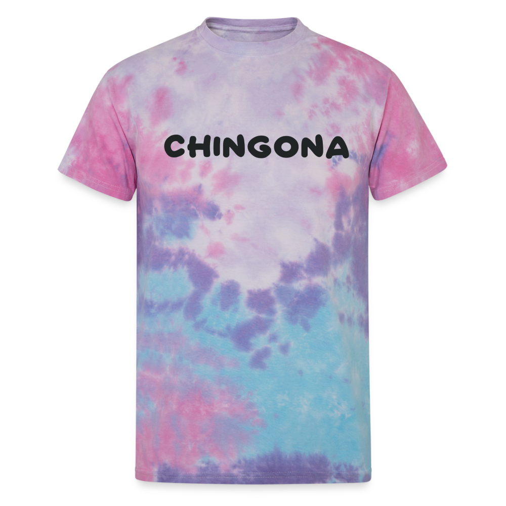 Chingona Unisex Tie Dye T-Shirt - cotton candy