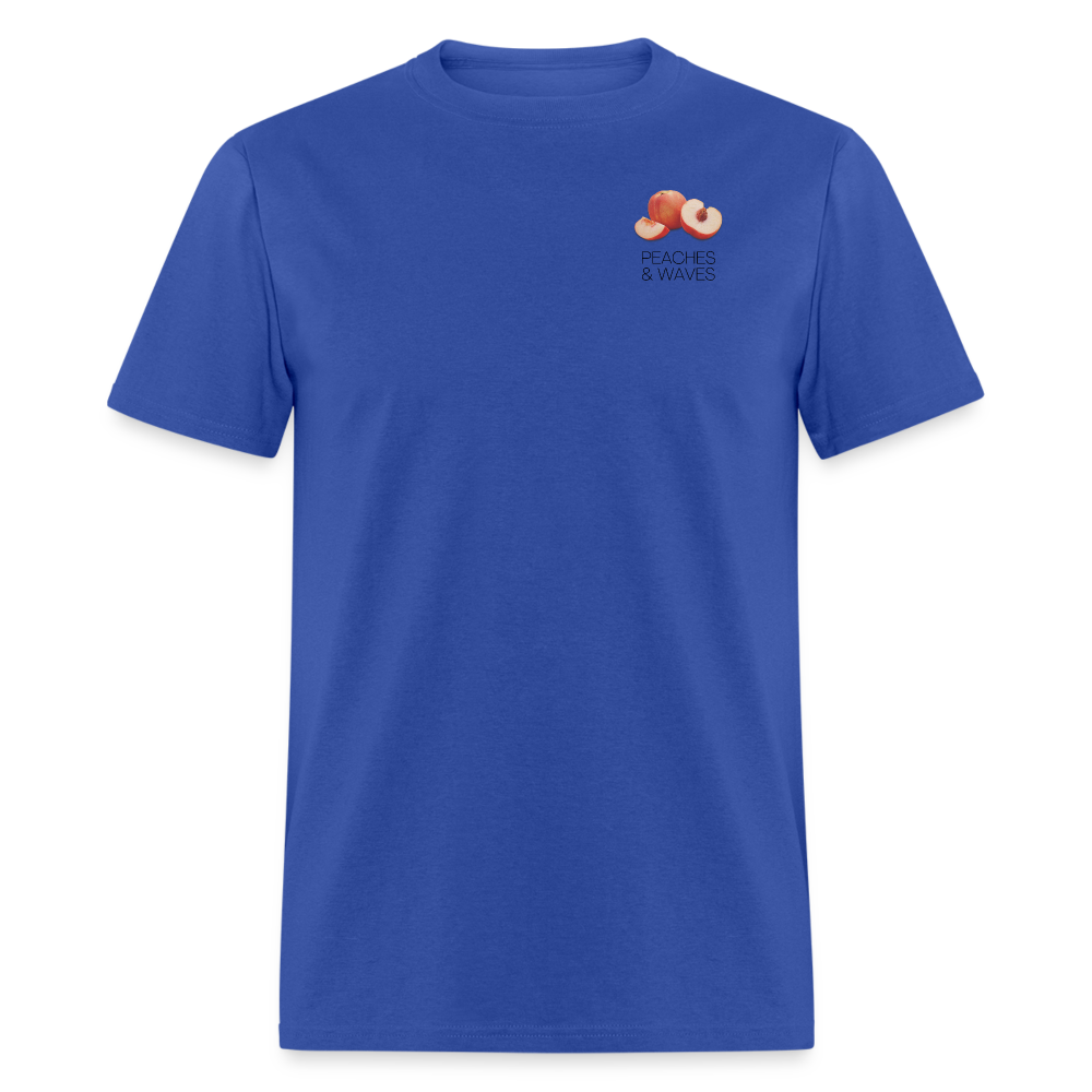 Peaches 'n' Waves Unisex Classic T-Shirt - royal blue