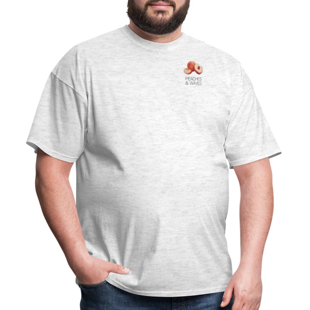 Peaches 'n' Waves Unisex Classic T-Shirt - light heather gray