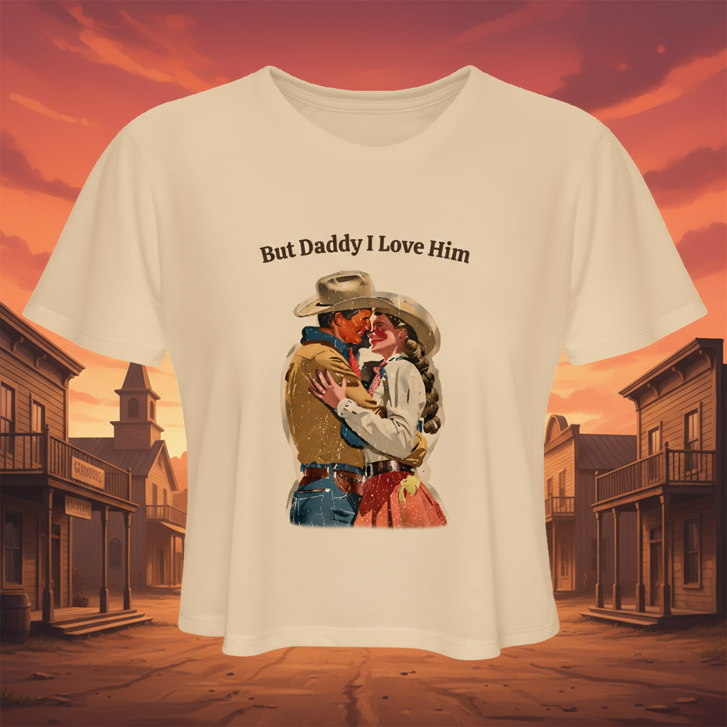 But Daddy I Love Him Women's Boxy Tee - dust