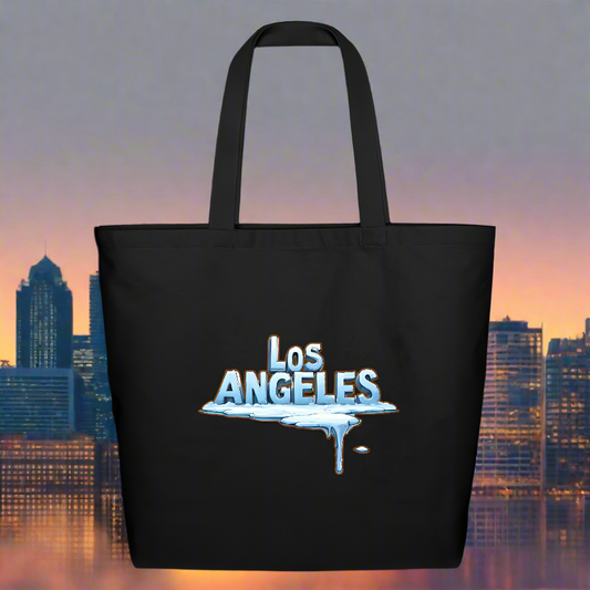 ICE Melts In LA Eco-Friendly Cotton Tote - black