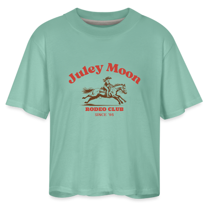 Rodeo Club Women's Boxy Tee - saltwater