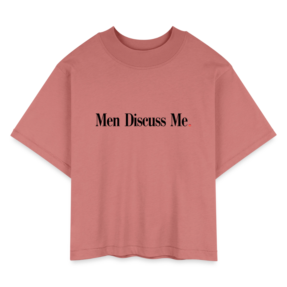 Women's Boxy Tee - mauve