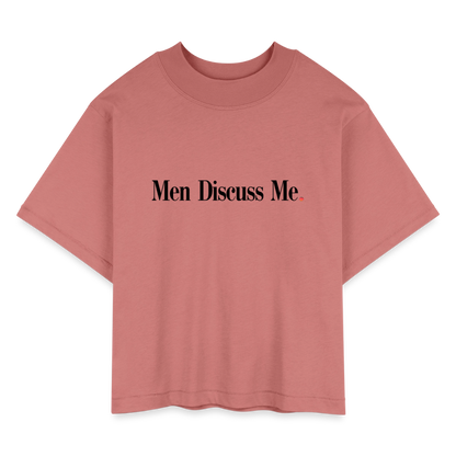 Women's Boxy Tee - mauve