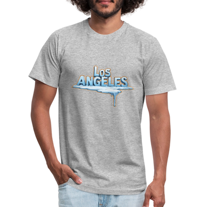 ICE Melts in LA Unisex Jersey T-Shirt by Bella + Canvas - heather gray