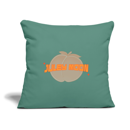 JM Logo Throw Pillow Cover - cypress green