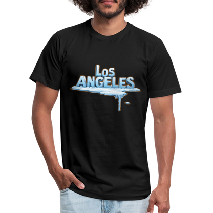 ICE Melts in LA Unisex Jersey T-Shirt by Bella + Canvas - black