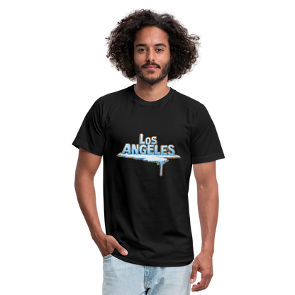 ICE Melts in LA Unisex Jersey T-Shirt by Bella + Canvas - black