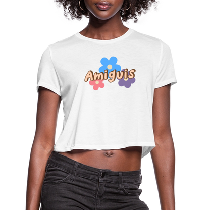 Amiguis 2 Women's Cropped T-Shirt - white