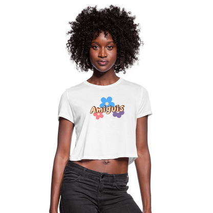 Amiguis 2 Women's Cropped T-Shirt - white