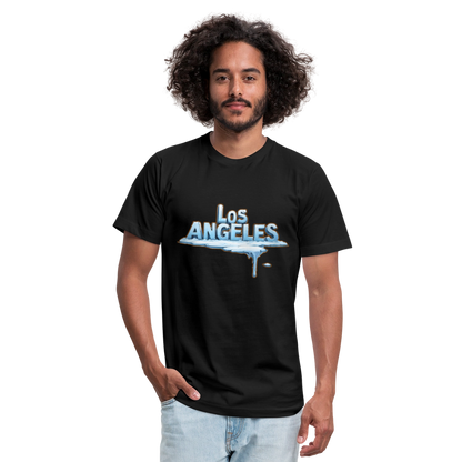 ICE Melts in LA Unisex Jersey T-Shirt by Bella + Canvas - black