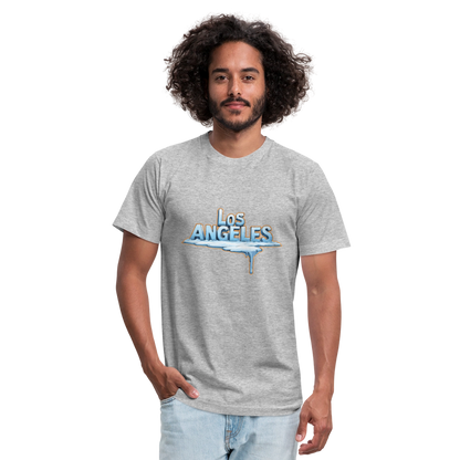 ICE Melts in LA Unisex Jersey T-Shirt by Bella + Canvas - heather gray