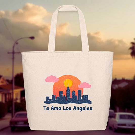 Te Amo Los Angeles Eco-Friendly Cotton Tote