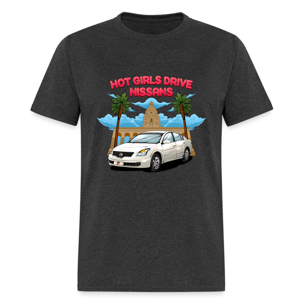 Hot Girls Drive Nissans Unisex Classic T-Shirt - heather black