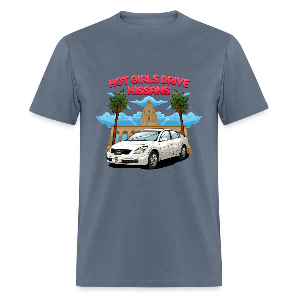 Hot Girls Drive Nissans Unisex Classic T-Shirt - denim