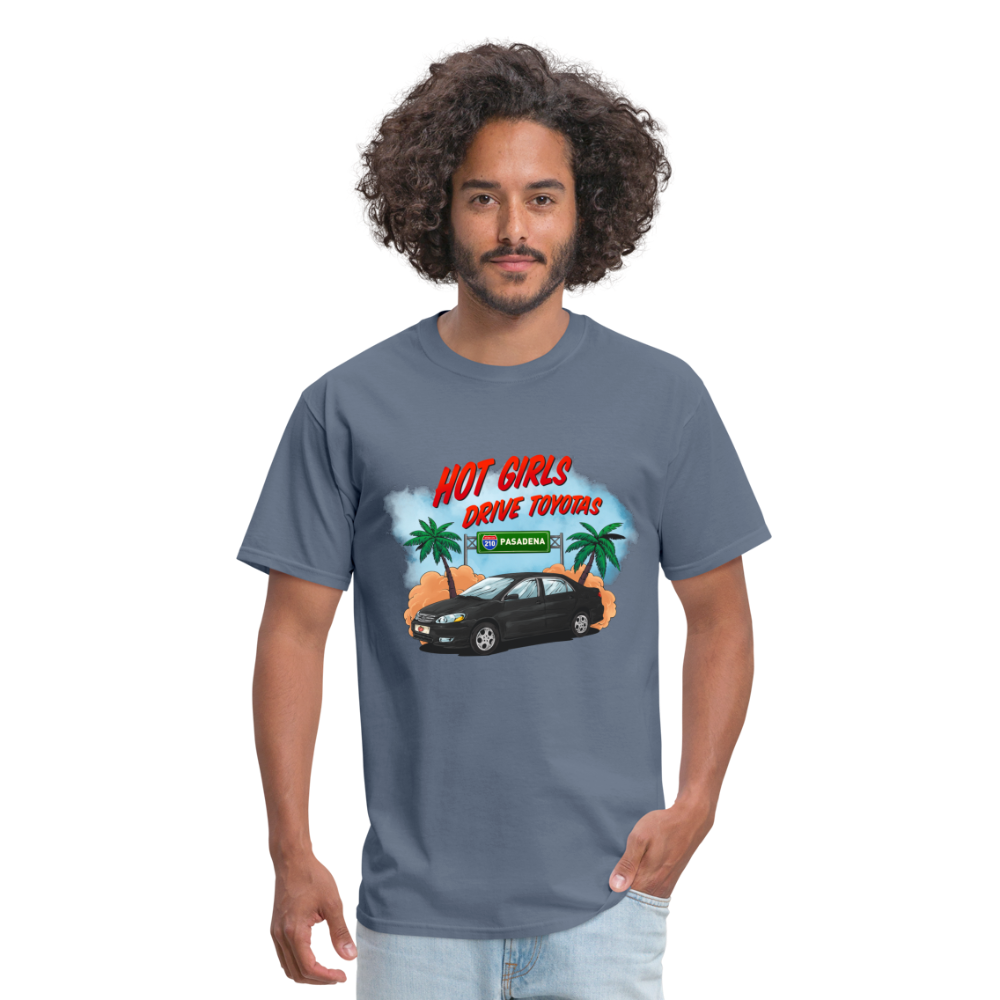Hot Girls Drive Toyotas Unisex Classic T-Shirt - denim