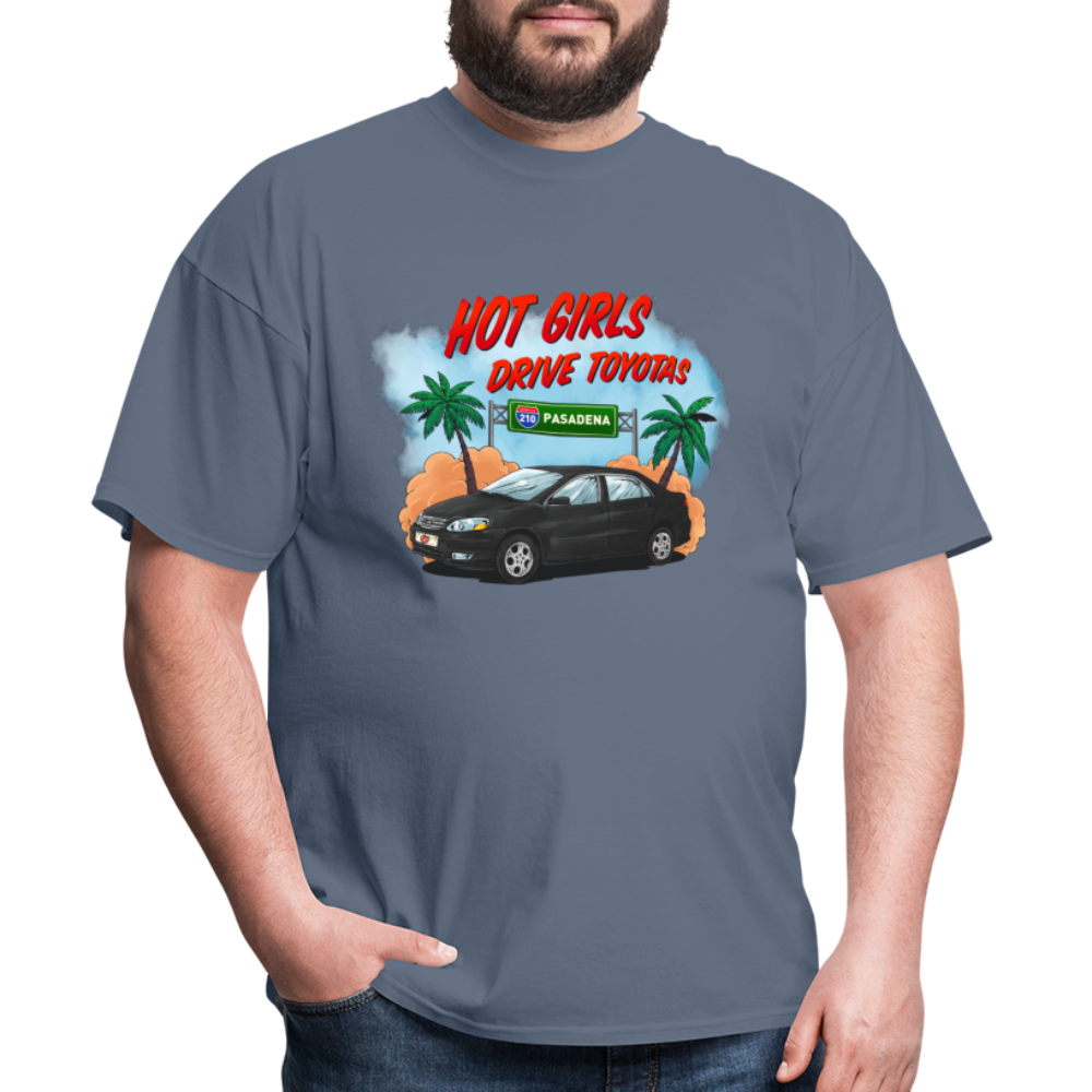 Hot Girls Drive Toyotas Unisex Classic T-Shirt - denim