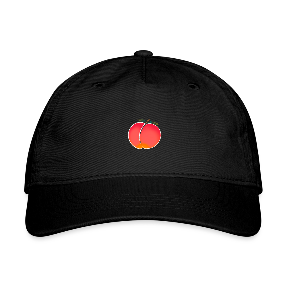Peach Baseball Cap - black