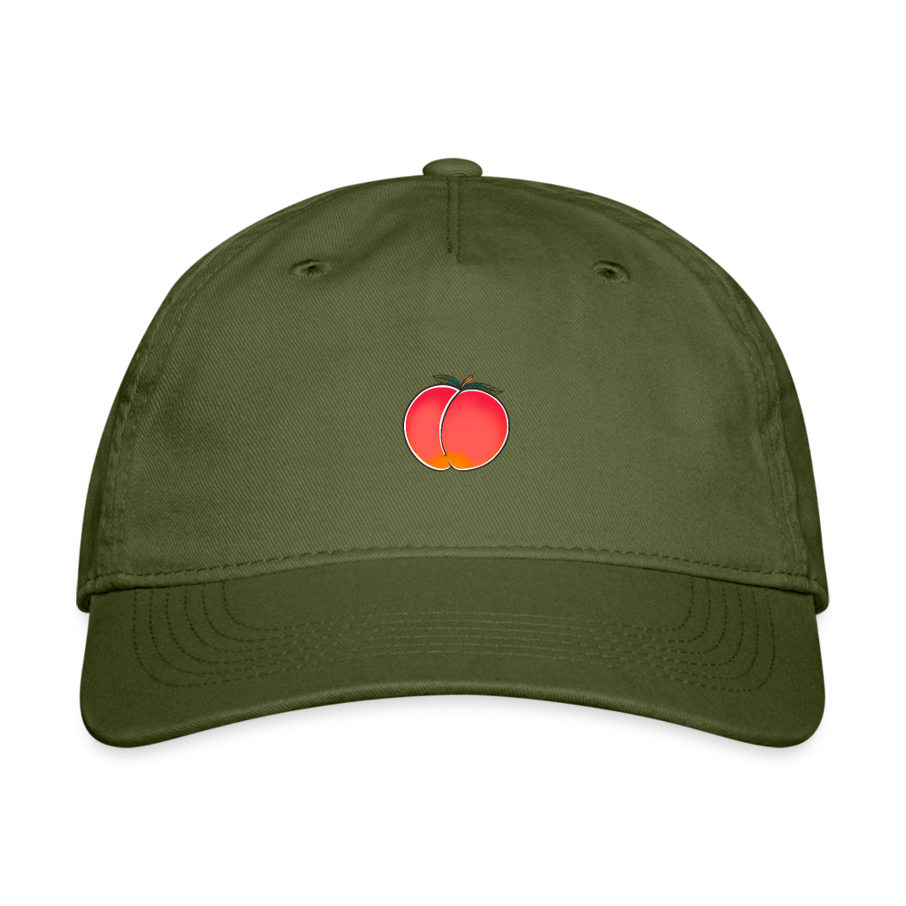 Peach Baseball Cap - olive green