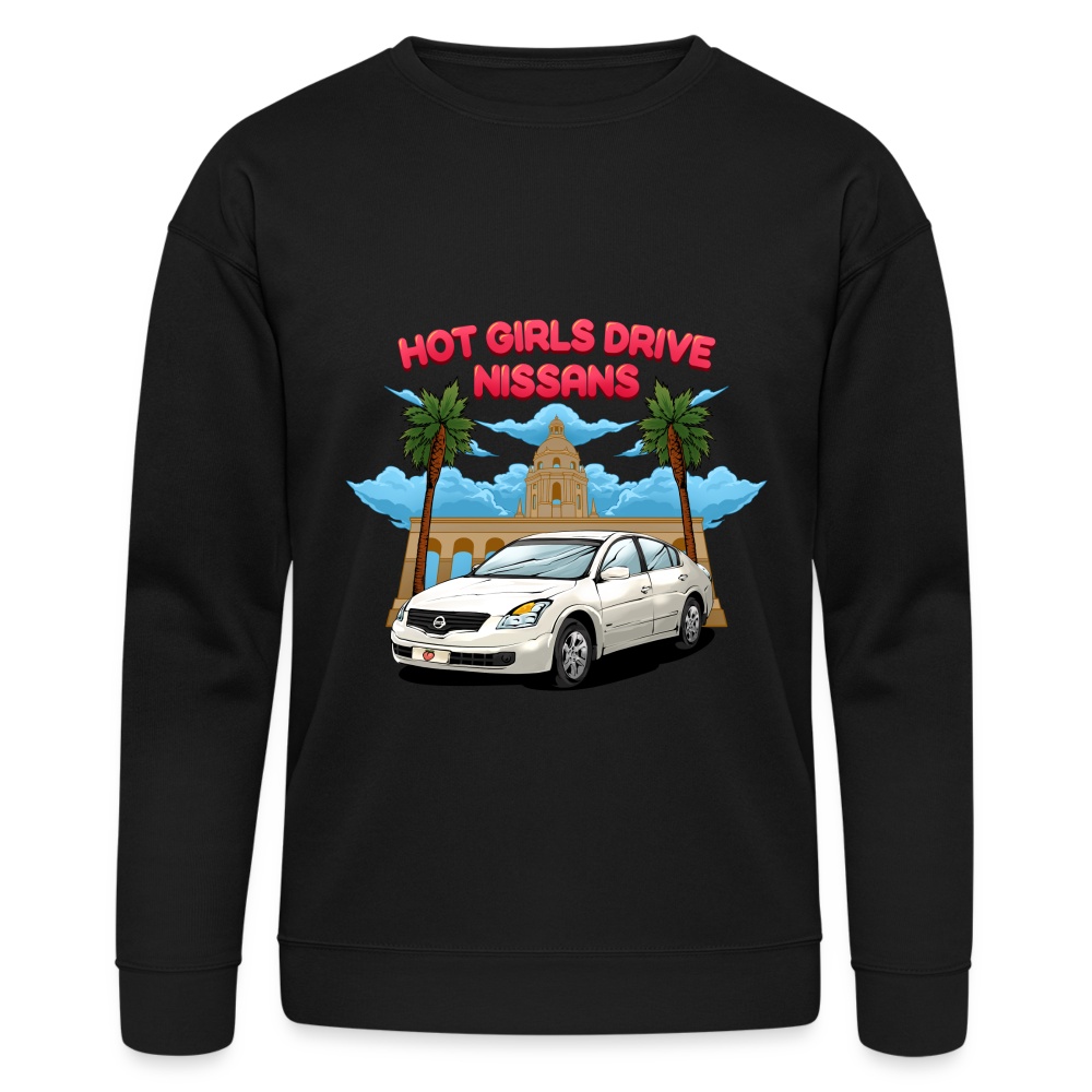 Hot Girls Drive Nissans Unisex Sweatshirt - black
