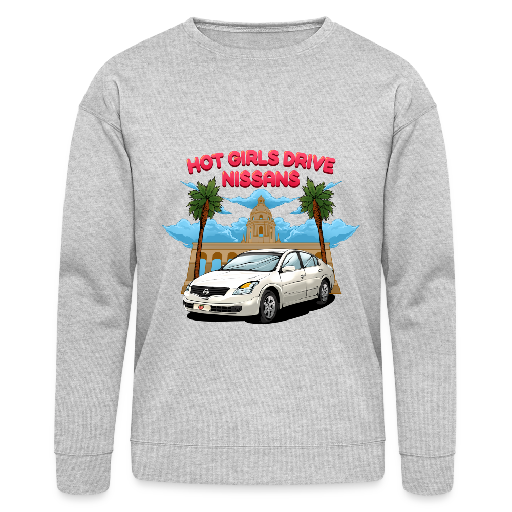Hot Girls Drive Nissans Unisex Sweatshirt - heather gray