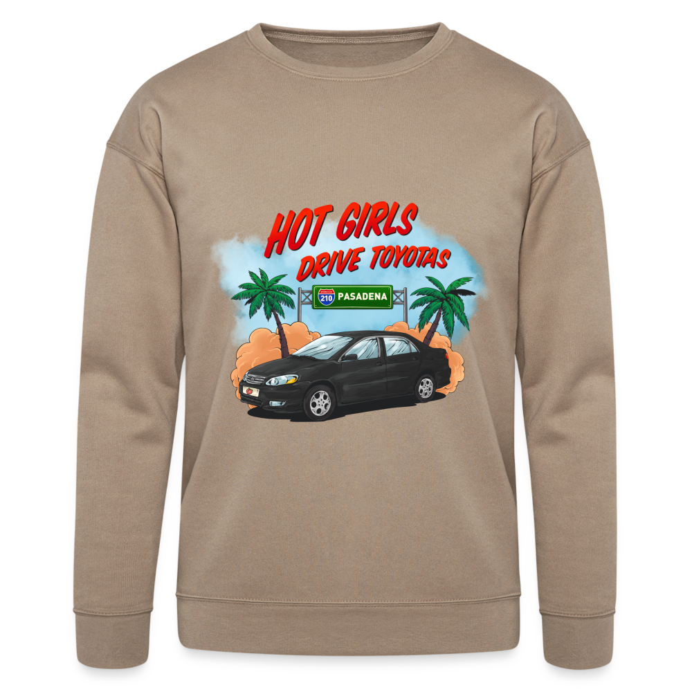 Hot Girls Drive Toyotas Unisex Sweatshirt - tan