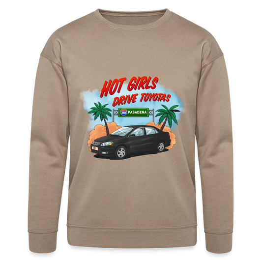 Hot Girls Drive Toyotas Unisex Sweatshirt - tan
