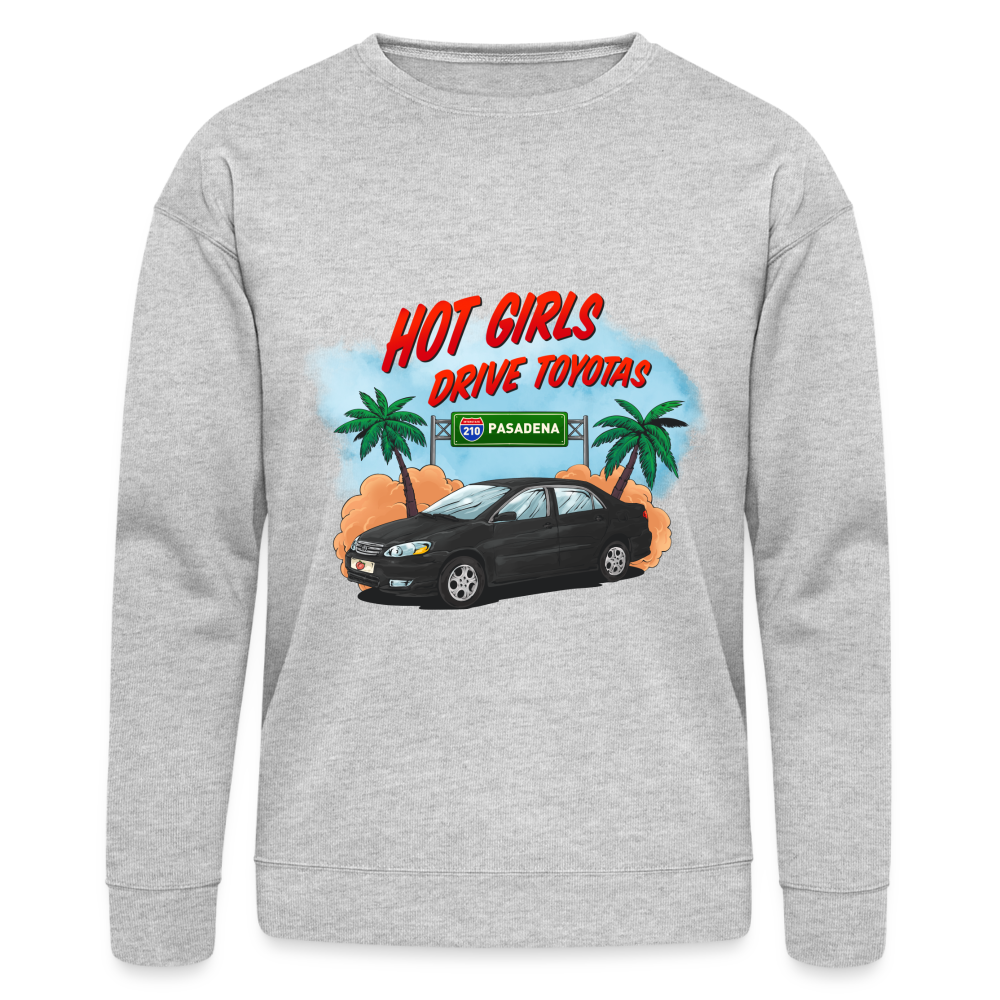 Hot Girls Drive Toyotas Unisex Sweatshirt - heather gray
