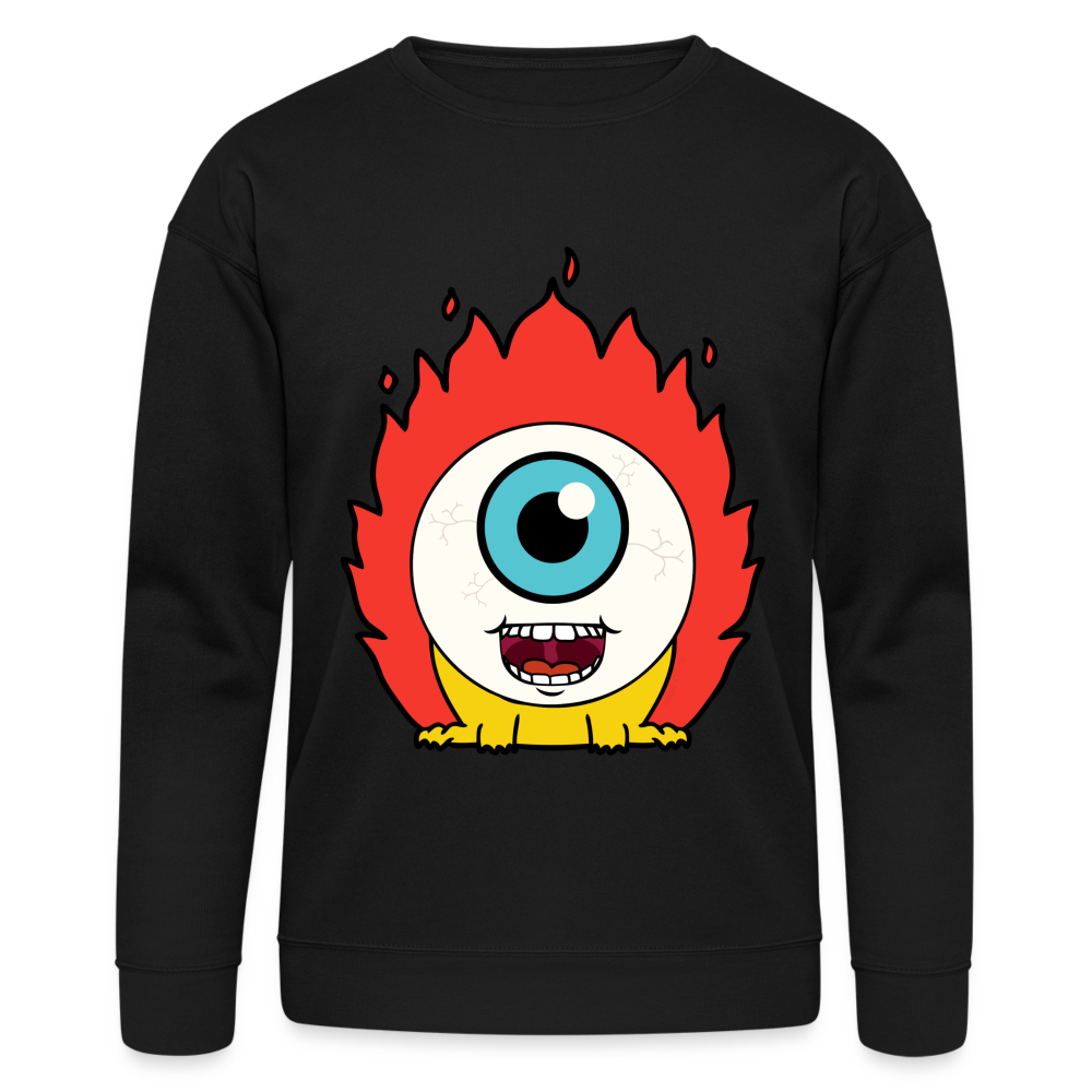Flaming Tom Unisex Sweatshirt - black