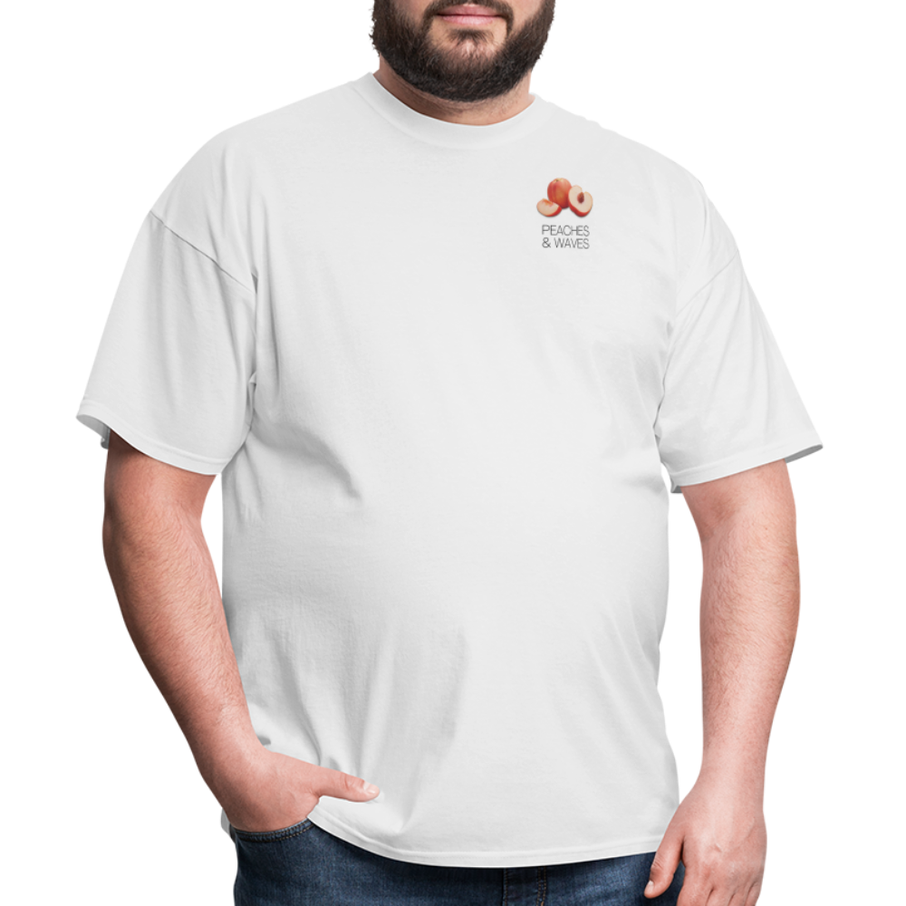 Peaches 'n' Waves Unisex Classic T-Shirt - white