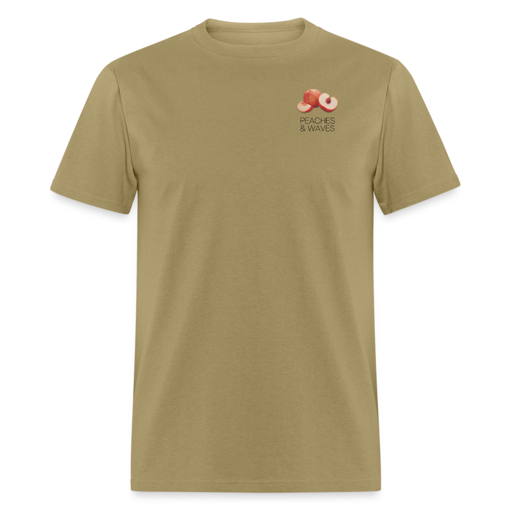 Peaches 'n' Waves Unisex Classic T-Shirt - khaki