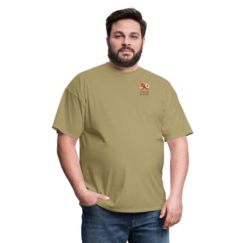 Peaches 'n' Waves Unisex Classic T-Shirt - khaki