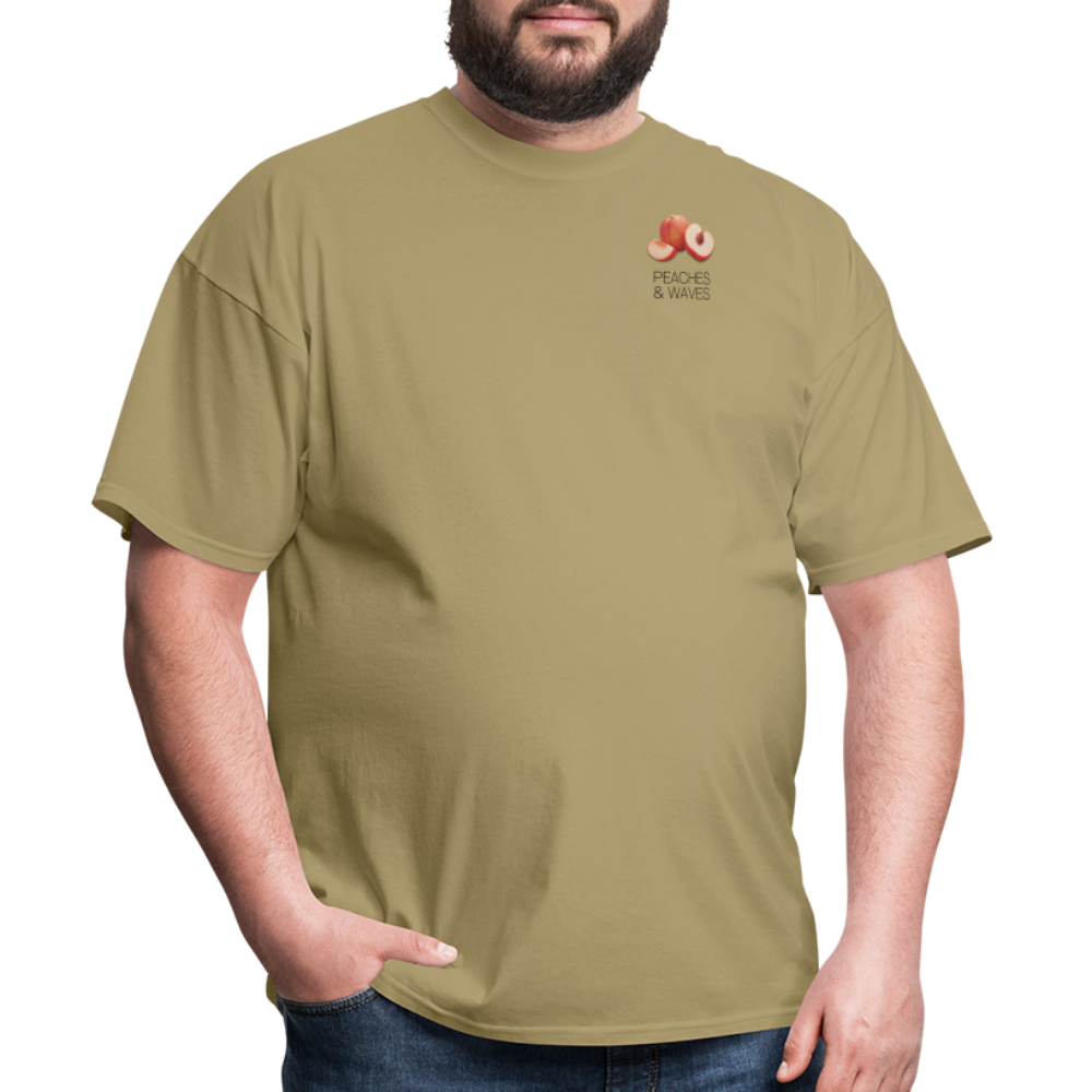 Peaches 'n' Waves Unisex Classic T-Shirt - khaki
