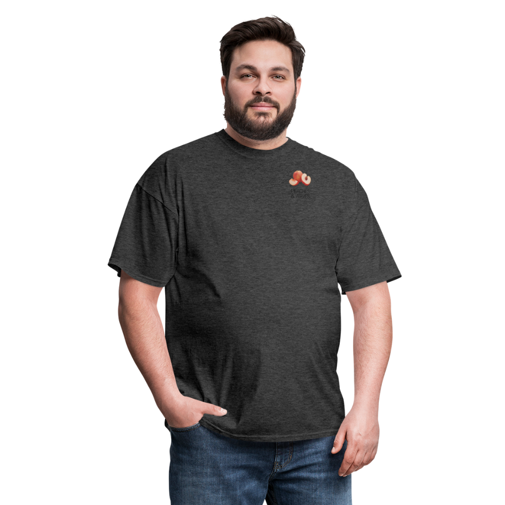 Peaches 'n' Waves Unisex Classic T-Shirt - heather black