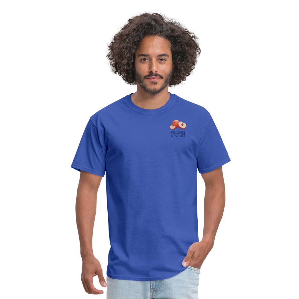 Peaches 'n' Waves Unisex Classic T-Shirt - royal blue
