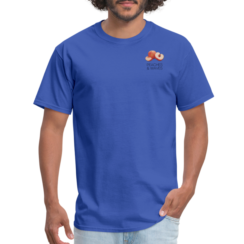 Peaches 'n' Waves Unisex Classic T-Shirt - royal blue