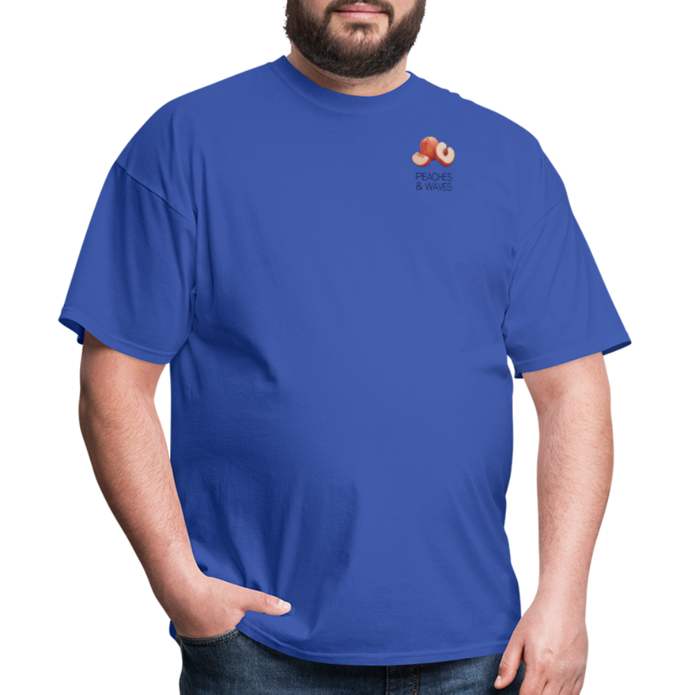 Peaches 'n' Waves Unisex Classic T-Shirt - royal blue