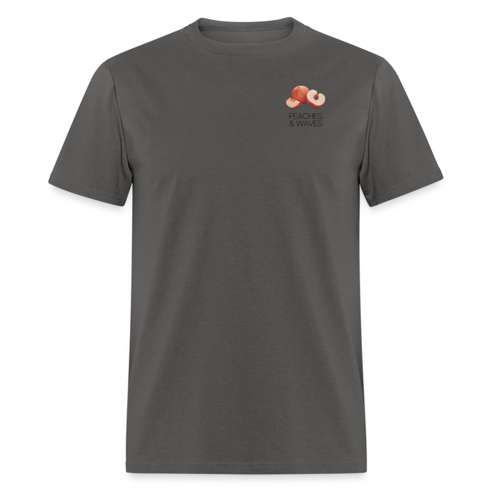 Peaches 'n' Waves Unisex Classic T-Shirt - charcoal