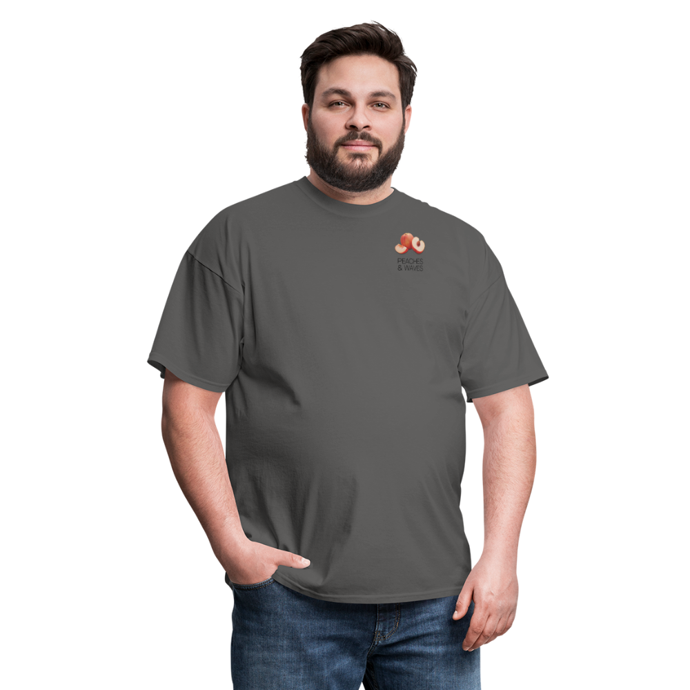 Peaches 'n' Waves Unisex Classic T-Shirt - charcoal