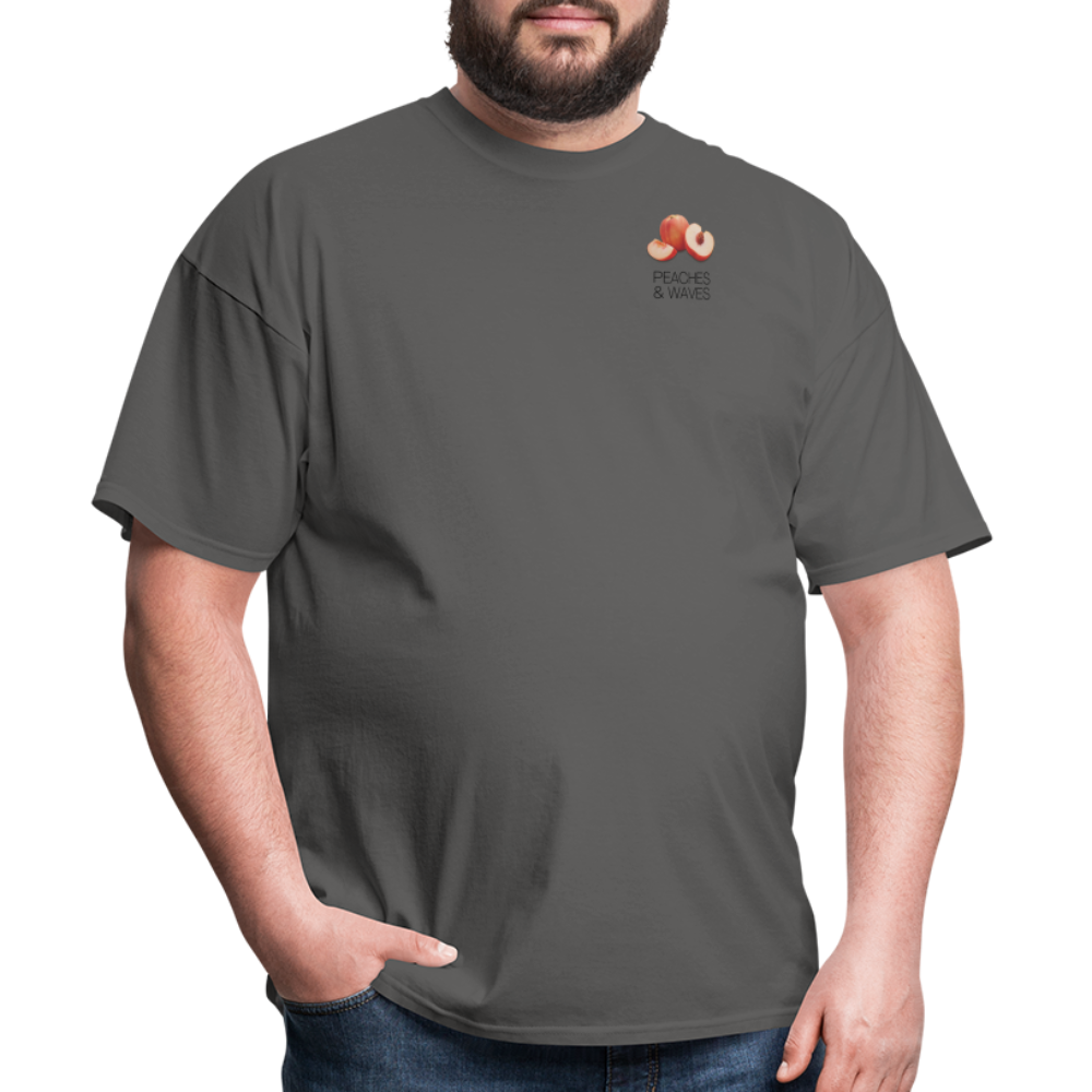Peaches 'n' Waves Unisex Classic T-Shirt - charcoal